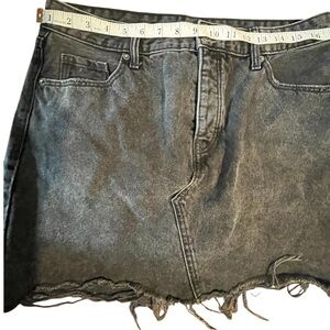 Women's Black Denim Shorts